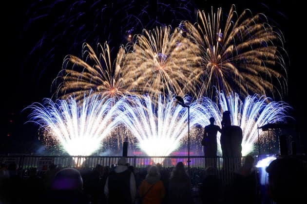 September 26, 2026, Pyronale 2026, Fireworks Championship at the Maifeld near the Olympic Stadium in Berlin, Berlin, Germany