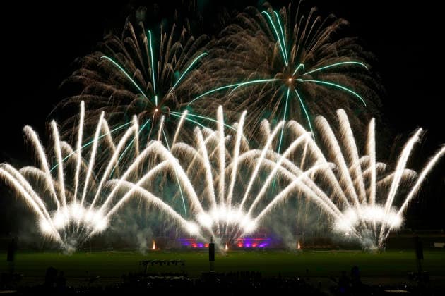 September 26, 2026, Pyronale 2026, Fireworks Championship at the Maifeld near the Olympic Stadium in Berlin, Berlin, Germany