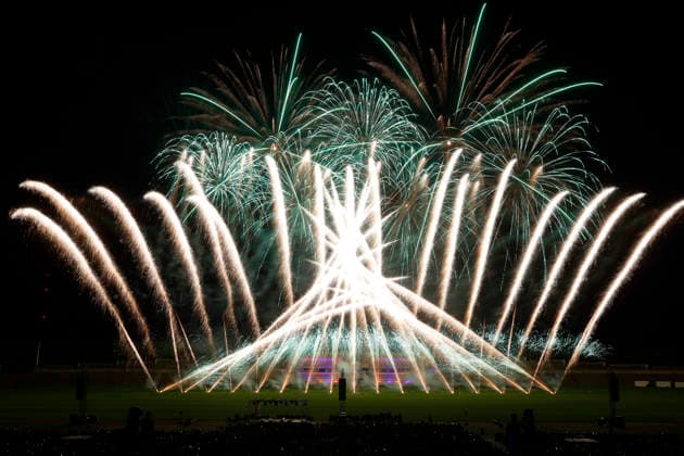 September 26, 2026, Pyronale 2026, Fireworks Championship at the Maifeld near the Olympic Stadium in Berlin, Berlin, Germany