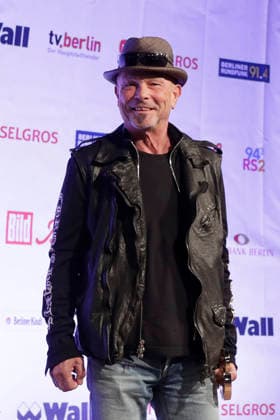 September 26, 2026, Pyronale 2026, Fireworks Championship at the Maifeld near the Olympic Stadium in Berlin, Rudolf Schenker of the Scorpions as head of the creative jury, Berlin, Germany