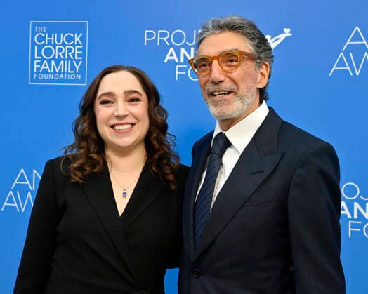 Nikki Lorre (L) and Chuck Lorre attend Project Angel Food s Angel Awards 2026 at the Chuck Lorre Family Foundation Campus in Los Angeles on Saturday, September 26, 2026. Project Angel Food s mission is to prepare and deliver healthy meals to feed people impacted by serious illness, bringing comfort and hope every day.  LAP2026092642 JIMxRUYMEN
