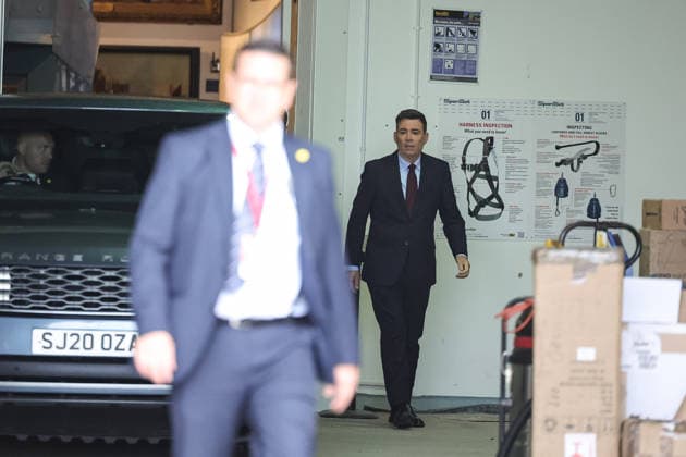 Labour Party Annual Conference 2026 Andy Burnham The UK Prime Minister leaves the museum of Liverpool during the Labour Party Annual Conference 2026 at Convention Centre, Liverpool, United Kingdom on 27 September 2026 (Photo by Mark Cosgrove News Images) Liverpool Convention Centre Merseyside United Kingdom Copyright: xMarkxCosgrove NewsxImagesx