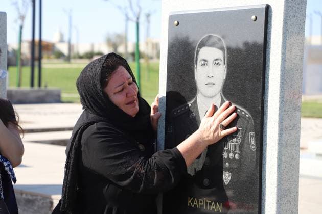 Commemoration ceremony in Baku on the sixth anniversary of the Second Karabakh War BAKU, AZERBAIJAN - SEPTEMBER 27: People attend commemoration ceremony for the Azerbaijani soldiers who lost their lives in 2nd Karabakh War, during the 6th anniversary of the Karabakh Victory Day at the Military Martyrs’ Cemetery in Baku, Azerbaijan on September 27, 2026. Resul Rehimov Anadolu Baku Azerbaijan. Editorial use only. Please get in touch for any other usage.  Copyright: x2026xAnadoluxResulxRehimovx