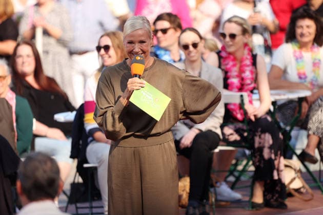 Final Episode of ZDF s Fernsehgarten 2026, Mainz, September 27, 2026. Final episode of 2026 on ZDF s Fernsehgarten during the anniversary season, hosted by Andrea Kiewel, Baden-Württemberg, Germany Copyright: xMatthiasxGränzdörferx
