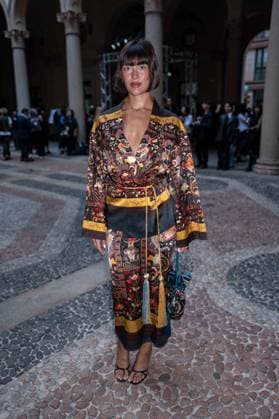 IPA89031970 - Milan, Milan Women™s Fashion Week Spring Summer 2027 - Women™s Fashion, Spring Summer 2027 - HUI fashion show - front row in the photo: guest  Copyright: xRiccardoxGIordanox xRiccardoxGiordano IPAx IPA89031970