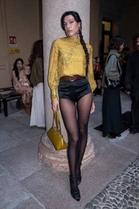 IPA89031974 - Milan, Milan Women™s Fashion Week Spring Summer 2027 - Women™s Fashion, Spring Summer 2027 - HUI fashion show - front row Pictured: guest  Copyright: xRiccardoxGIordanox xRiccardoxGiordano IPAx IPA89031974