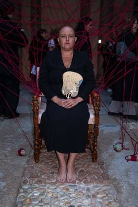 IPA89031904 - Milan, Milan Women™s Fashion Week Spring Summer 2027 - Women™s Fashion, Spring Summer 2027 - HUI fashion show - front row Pictured: Maria Jole Serelli  Copyright: xRiccardoxGIordanox xRiccardoxGiordano IPAx IPA89031904