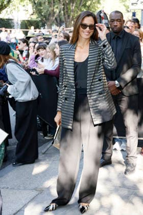 MFW Spring Summer 2027 Armani Arrival MP MILAN, ITALY - SEPTEMBER 27: Chiara Baschetti arrives to Armani fashion show during the Milan Fashion Week - Womenswear Spring Summer 2027 on September 27, 2026 in Milan, Italy. Photo by Marco Piovanotto Abacapress.com Milan Italy  Copyright: xPiovanottoxMarco ABACAx