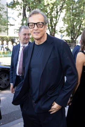MFW Spring Summer 2027 Armani Arrival MP MILAN, ITALY - SEPTEMBER 27: Gabriele Muccino arrives to Armani fashion show during the Milan Fashion Week - Womenswear Spring Summer 2027 on September 27, 2026 in Milan, Italy. Photo by Marco Piovanotto Abacapress.com Milan Italy  Copyright: xPiovanottoxMarco ABACAx