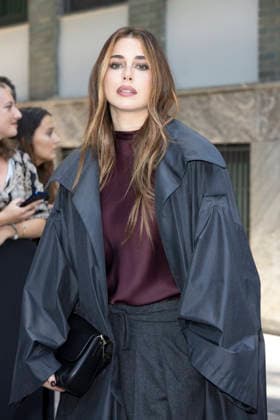 MFW Spring Summer 2027 Armani Arrival MP MILAN, ITALY - SEPTEMBER 27: Blanca Suarez arrives to Armani fashion show during the Milan Fashion Week - Womenswear Spring Summer 2027 on September 27, 2026 in Milan, Italy. Photo by Marco Piovanotto Abacapress.com Milan Italy  Copyright: xPiovanottoxMarco ABACAx