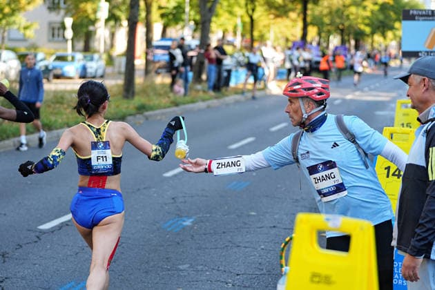Berlin, September 27, 2026, 52nd BMW Berlin Marathon, Scenes from Hohenzollerndamm in the Wilmersdorf district