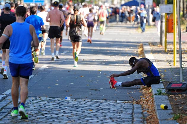 Berlin, September 27, 2026, 52nd BMW Berlin Marathon, Scenes from Hohenzollerndamm in the Wilmersdorf district