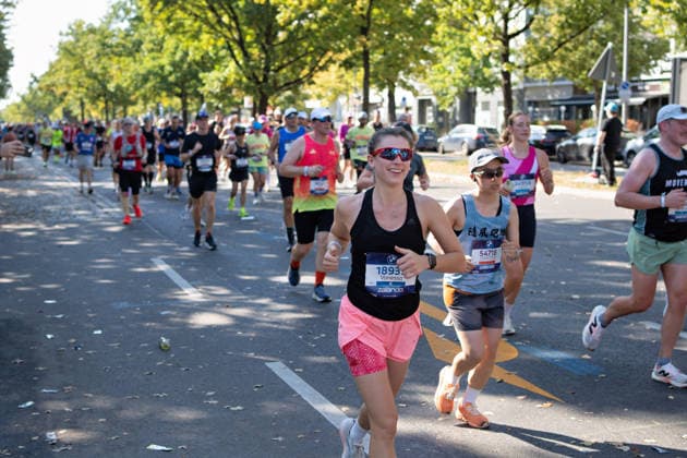 Berlin, September 27, 2026, 52nd BMW Berlin Marathon, Scenes from Hohenzollerndamm in the Wilmersdorf district