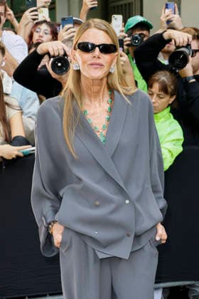 MFW Spring Summer 2027 Armani Arrival MP MILAN, ITALY - SEPTEMBER 27: Anna Dello Russo arrives to Armani fashion show during the Milan Fashion Week - Womenswear Spring Summer 2027 on September 27, 2026 in Milan, Italy. Photo by Marco Piovanotto Abacapress.com Milan Italy  Copyright: xPiovanottoxMarco ABACAx