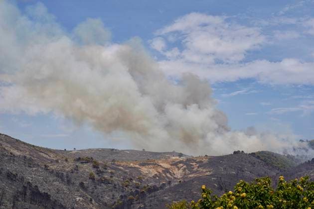 Wildfire in Igualeja, Málaga Images of the wildfire in Igualeja, Málaga September 27, 2026 Á Igualeja, Málaga Igualeja, Málaga, Spain  Copyright: xÃlexxZeax 7804308
