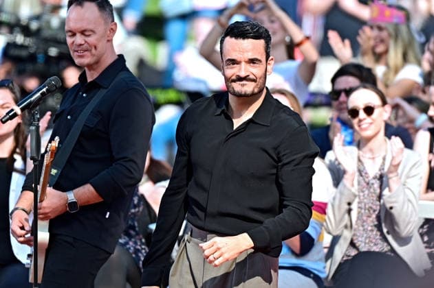 ZDF Fernsehgarten singer and host Giovanni Zarrella during the ZDF entertainment show Fernsehgarten on September 27, 2026, in Mainz 20260927MWI150901