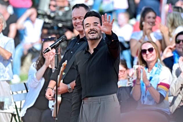 ZDF Fernsehgarten singer and host Giovanni Zarrella during the ZDF entertainment show Fernsehgarten on September 27, 2026, in Mainz 20260927MWI150908