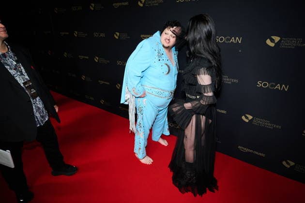 September 26, 2026, Toronto, On, Canada: TALK, centre, walks the red carpet ahead of the Canadian Songwriters Hall of Fame induction ceremony in Toronto, on Saturday, Sept. 26, 2026. Toronto Canada  - ZUMAc35_ 20260926_zaf_c35_229 Copyright: xSammyxKoganx