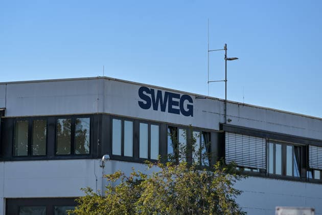 Weil am Rhein: Warning Strike at SWEG, Weil am Rhein, September 27, 2026 SWEG Building in Weil am Rhein: Warning Strike at SWEG Starting Wednesday for Three Days Warning Strike at SWEG, Weil am Rhein, September 27, 2026 Copyright: xEibnerxPressefotox EP_THS