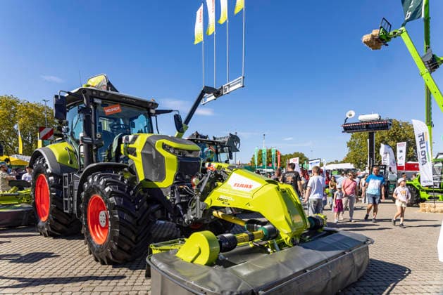 Opening of the Agricultural Fair in Bad Cannstatt—Southern Germany s largest trade fair for agriculture, forestry, and the food industry—features agricultural machinery and various farm animals in modern livestock management in exhibition halls and livestock tents. September 27, 2026, Stuttgart, Baden-Württemberg, Germany