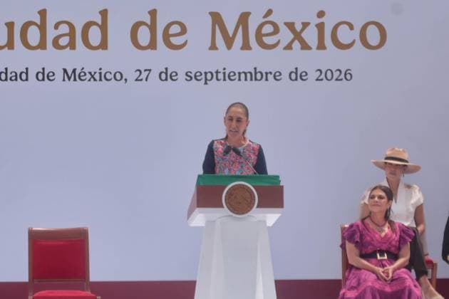 September 27, 2026: TO-45254- Mexico City, September 24, 2026: President Claudia Sheinbaum Pardo delivers her second report on her administration& 039;s work at the Z& xf3;calo in Mexico City, accompanied by Head of Government Clara Brugada Nolina and her cabinet. Photo: Ian Robles .com.mx.TO-45254- Mexico City, September 24, 2026: President Claudia Sheinbaum Pardo delivers her second report on her administration& 039;s work at the Z& xf3;calo in Mexico City, accompanied by Head of Government Clara Brugada Nolina and her cabinet. Photo: Ian Robles .com.mx.TO-45254- Mexico City, September 24, 2026: President Claudia Sheinbaum Pardo delivers her second report on her administration& 039;s work at the Z& xf3;calo in Mexico City, accompanied b - ZUMAcs4_ 20260927_faa_cs4_055 Copyright: xClasosx