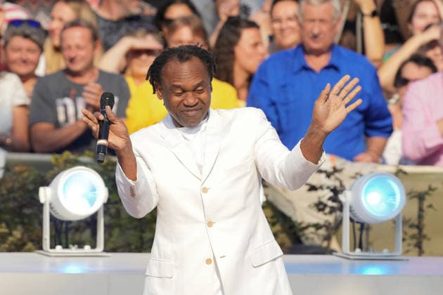 ZDF Fernsehgarten 2026: Musician Dr. Alban at the ZDF Fernsehgarten, themed Season Finale, on September 27, 2026, in Mainz, Rhineland-Palatinate, ZDF Fernsehgarten