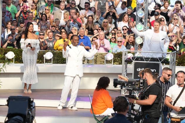 ZDF Fernsehgarten 2026: Musician Dr. Alban at the ZDF Fernsehgarten, themed Season Finale, on September 27, 2026, in Mainz, Rhineland-Palatinate, ZDF Fernsehgarten