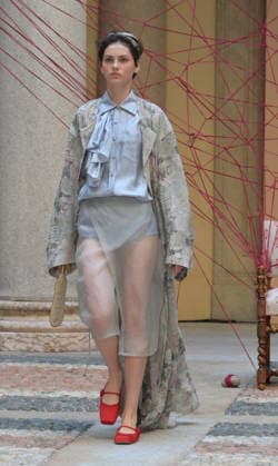 IPA89046495 - Milan, Italy: HUI Milano SS27 MFW Fashion Show and Guests—Spring Summer 2027 In the photo: HUI Milano runway show  Copyright: xNickxZonnaxxcopyrightx x xNickxZonnax IPA89046495