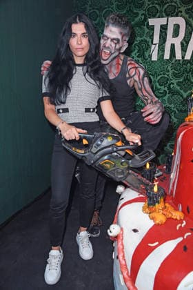 Marc Terenzi with his girlfriend Priscilla DiLaura at the TRAUMATICA CREATOR EDITION celebrating its 10th anniversary at Europa-Park in Rust on September 27, 2026