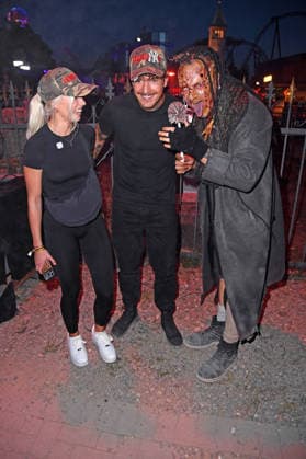 Willi Banner Willi Whey with his girlfriend Kim Schiele at the TRAUMATICA CREATOR EDITION celebrating its 10th anniversary at Europa-Park in Rust on September 27, 2026