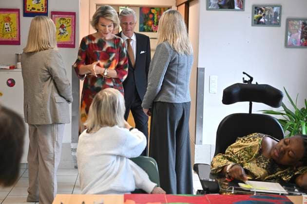 Royal Visit To The Province Of Liege LIÈGE, BELGIUM - SEPTEMBER 29: King Philippe and Queen Mathilde are visiting the province of Liège. Their itinerary begins at the nonprofit organization Le Bercail in Liège, a day and residential center for adults with intellectual disabilities. There, the King and Queen will view the memorial wall La Cabane du souvenir and an apartment adapted for people with limited mobility. They will also take part in an art workshop, during which they will create a collaborative artwork together with several beneficiaries. September 29, 2026 in Liège, Belgium, 29 09 2026 Liège Belgium Copyright: xBertxVanxDenxBrouckex