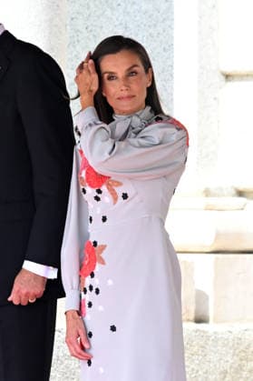 The King and Queen welcome the President of the French Republic, Emmanuel Macron, and the First Lady, Queen Letizia, during a reception held in their honor at the Royal Palace on September 29, 2026, in Madrid, Spain. This state visit will serve to highlight and strengthen the ties and bilateral relations between the two countries. ROYALTY PRESIDENCY HONORS PRESIDENT KING QUEEN ROYAL PALACE José Madrid Madrid Spain Copyright: xJosà xOlivax 7807987