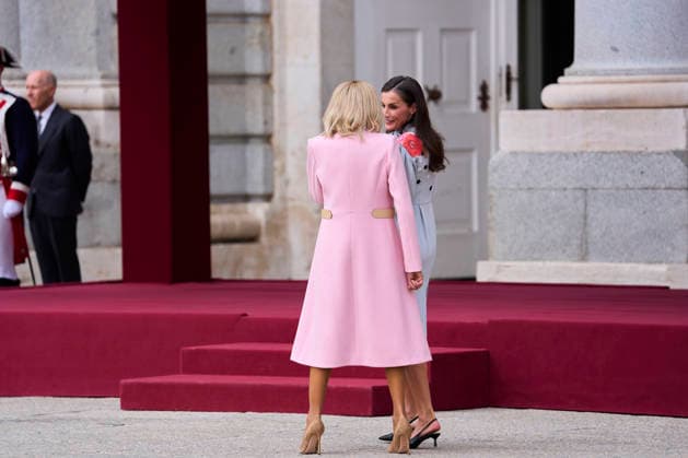 Spanish Royals attends Official reception to Emmanuel Macron and wife Queen Letizia of Spain, Brigitte Macron attends Official reception at Royal Palace on September 29, 2026 in Madrid, Spain Photo by IMAGO MPG Madrid Royal Palace Madrid Spain  Copyright: xMPGx