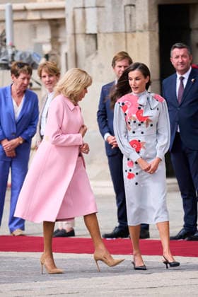 Spanish Royals attends Official reception to Emmanuel Macron and wife Queen Letizia of Spain, Brigitte Macron attends Official reception at Royal Palace on September 29, 2026 in Madrid, Spain Photo by IMAGO MPG Madrid Royal Palace Madrid Spain Copyright: xMPGx