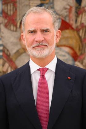 State visit to Spain of French Presidential couple – Lunch At Zarzuela Palace Spanish King Felipe VI pictured after a lunch with French presidential couple at Zarzuela Palace in Madrid, Spain on September 29 2026. French Presidential couple pays a two-day state visit to Spain. Photo by Eliot Blondet ABACAPRESS.COM Madrid Spain  Copyright: xBlondetxEliot ABACAx