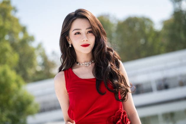 PFW - Dior Front Row Dilraba Dilmurat at the Christian Dior show during Paris Fashion Week Womenswear Spring Summer 2027 in the Jardin des Tuileries on September 29, 2026 in Paris, France. Photo by Alexis Jumeau ABACAPRESS.COM Paris France  Copyright: xJumeauxAlexis ABACAx
