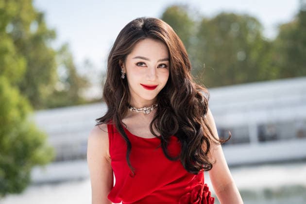 PFW - Dior Front Row Dilraba Dilmurat at the Christian Dior show during Paris Fashion Week Womenswear Spring Summer 2027 in the Jardin des Tuileries on September 29, 2026 in Paris, France. Photo by Alexis Jumeau ABACAPRESS.COM Paris France  Copyright: xJumeauxAlexis ABACAx