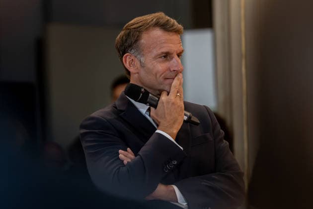 Macron Participates in a Dialogue on Democracy in Europe at the Complutense University of Madrid The President of the French Republic, Emmanuel Macron, during the event Democracy in Europe in the Digital Age, on September 29, 2026, in Madrid, Spain. Macron arrives in Madrid to begin a two-day state visit. This is a trip of great institutional significance, as it is the French president’s first state visit to Spain since taking office, coinciding with the final stretch of his term, which ends in 2027. SEPTEMBER 29, 2026 Madrid, Spain Copyright: xRicardoxRubiox 7808789