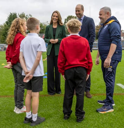 The Prince and Princess of Wales visit Leeds Rhinos The Prince and Princess of Wales visit Leeds Rhinos rugby team and learn how the club and the Leeds Rhinos Foundation are changing lives through the power of sport, at AMT Headingley Stadium, Leeds, Yorkshire, UK, on the 29th September 2026. Picture by James Glossop WPA-Pool Leeds AMT Headingley Stadium Yorkshire UK  WHA-0831