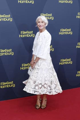 Helen Mirren upon her arrival for the ceremony honoring her with the Douglas Sirk Award on September 29, 2026, at Cinemaxx Dammtor as part of the 34th Hamburg Film Festival. Helen Mirren attends the ceremony honoring her with the Douglas Sirk Award at Cinemaxx Dammtor on September 29, 2026 in Hamburg, Germany. Douglas Sirk Award for Helen Mirren at the 34th Hamburg Film Festival