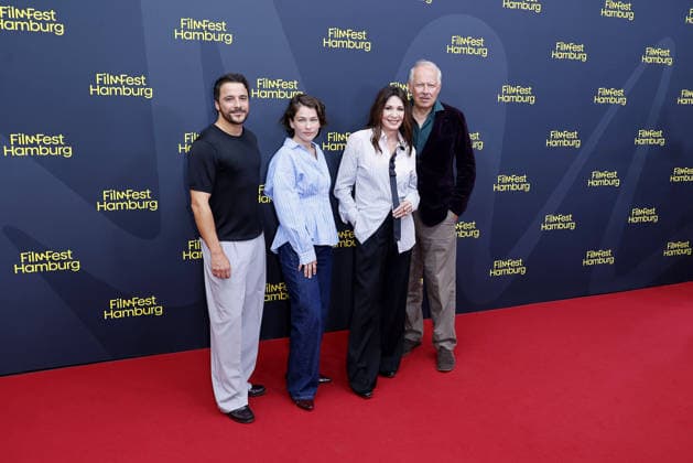 Kostja Ullmann, Henriette Confurius, Iris Berben, and Axel Milberg attend the premiere of *Die dritte Hochzeit* on September 29, 2026, during the 34th Film Festival in Hamburg, Germany. The premiere of *Die dritte Hochzeit* during the 34th Film Festival in Hamburg, Germany.
