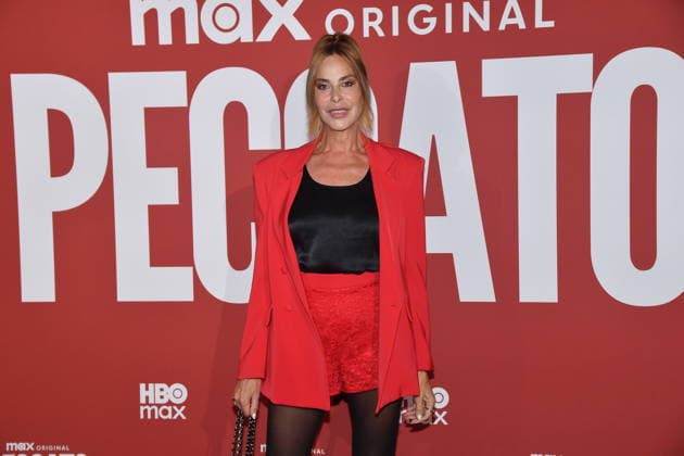 IPA89127939 - Rome, Cinema Adriano: Preview of the HBO TV series Peccato. Pictured: Stefania Orlando  Copyright: xVincenzoxLandix xVincenzoxLandix IPA89127939