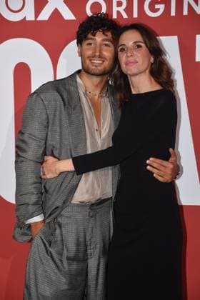 IPA89128210 - Rome, Cinema Adriano: Preview of the HBO TV series Peccato. Pictured: Cristiano Dicembrini and Emanuela Fanelli  Copyright: xVincenzoxLandix xVincenzoxLandix IPA89128210