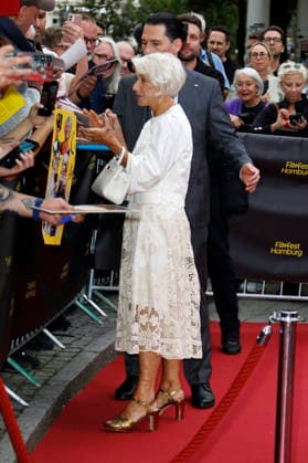 Helen Mirren at the premiere of the film *A Talent for Murder* and the Douglas Sirk Award ceremony at the 34th Hamburg Film Festival at Cinemaxx Dammtor in Hamburg, Germany, September 29, 2026 Foto:xC.xTamckex xFuturexImagex mirren_6901
