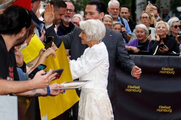 Helen Mirren at the premiere of the film *A Talent for Murder* and the Douglas Sirk Award ceremony at the 34th Hamburg Film Festival at Cinemaxx Dammtor in Hamburg, Germany, September 29, 2026 Foto:xC.xTamckex xFuturexImagex mirren_6902