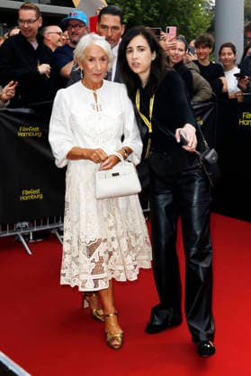 Helen Mirren at the premiere of the film *A Talent for Murder* and the Douglas Sirk Award ceremony at the 34th Hamburg Film Festival at Cinemaxx Dammtor in Hamburg, Germany, September 29, 2026 Foto:xC.xTamckex xFuturexImagex mirren_6906