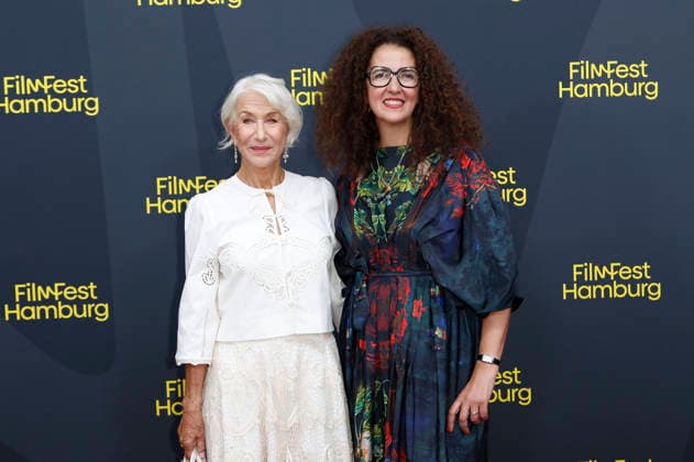 Helen Mirren and Malika Rabahallah at the premiere of the film *A Talent for Murder* and the Douglas Sirk Award ceremony at the 34th Filmfest Hamburg at Cinemaxx Dammtor in Hamburg, Germany, September 29, 2026 Foto:xC.xTamckex xFuturexImagex mirren_6918