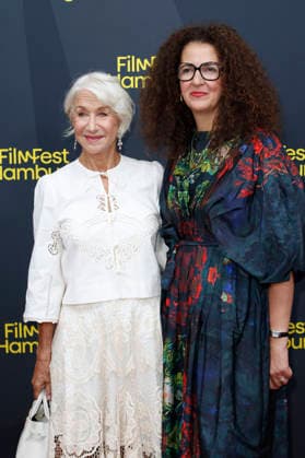 Helen Mirren and Malika Rabahallah at the premiere of the film *A Talent for Murder* and the Douglas Sirk Award ceremony at the 34th Filmfest Hamburg at Cinemaxx Dammtor in Hamburg, Germany, September 29, 2026 Foto:xC.xTamckex xFuturexImagex mirren_6917
