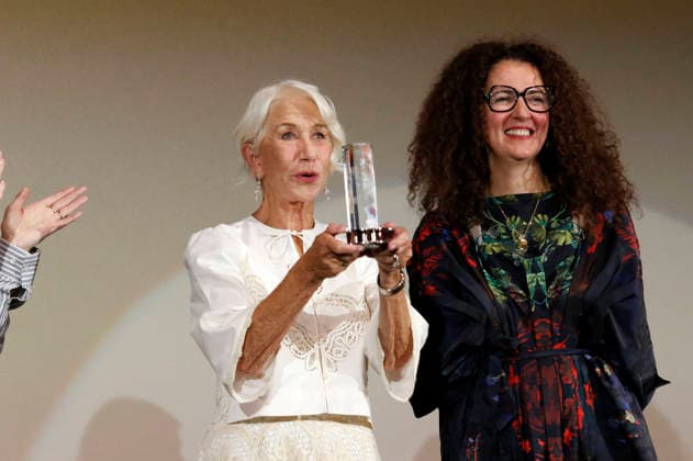 Helen Mirren and Malika Rabahallah at the premiere of the film *A Talent for Murder* and the Douglas Sirk Award ceremony at the 34th Hamburg Film Festival at Cinemaxx Dammtor in Hamburg, Germany, September 29, 2026 Foto:xC.xTamckex xFuturexImagex mirren_6932