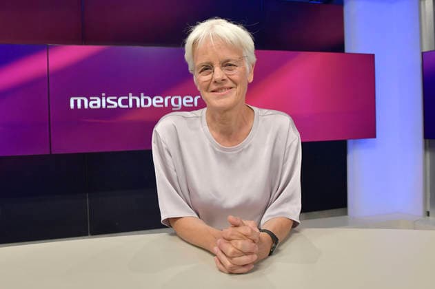 Ulrike Herrmann on the ARD talk show *maischberger* at the studio in Berlin-Adlershof, Berlin, September 29, 2026 Foto:xM.xBehrensx xFuturexImagex maischberger2909_6912
